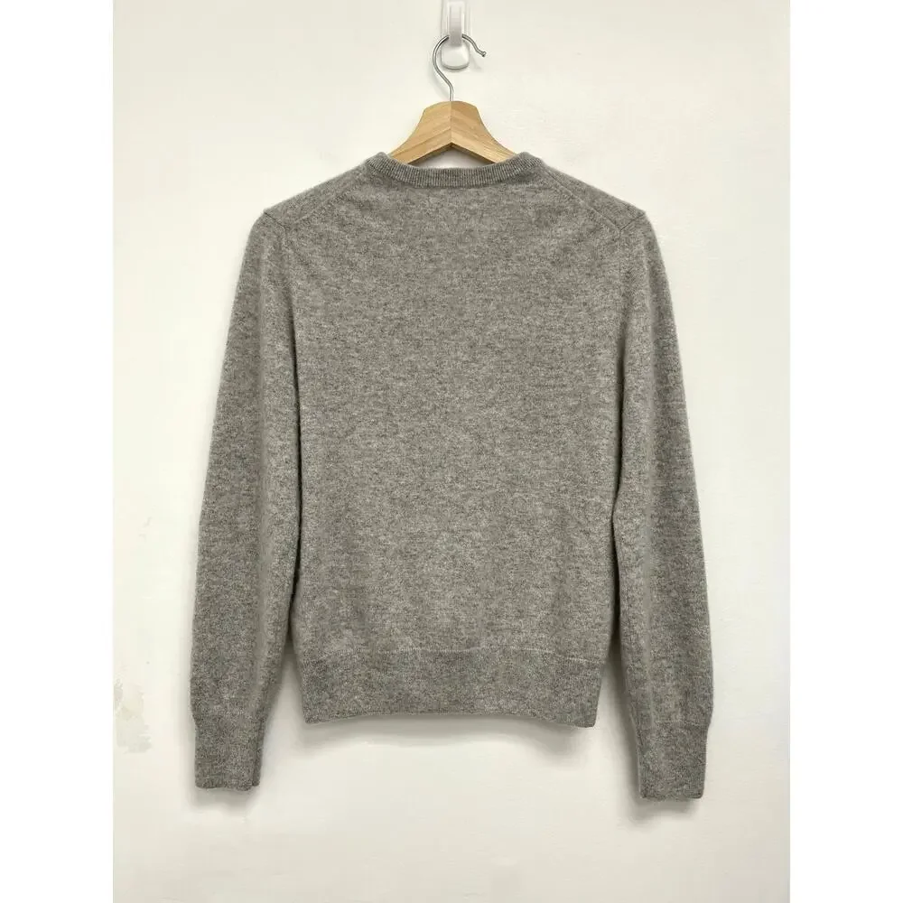 Naadam Men’s 100% Cashmere V-Neck Classic Basic Luxury Soft Sweater - Small